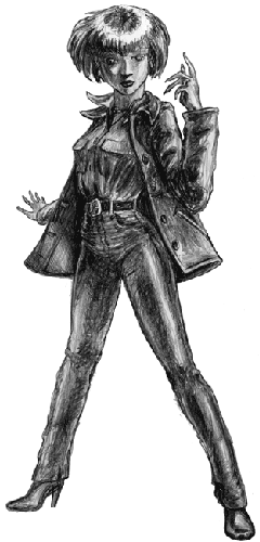 Anime style character study (pencil art).