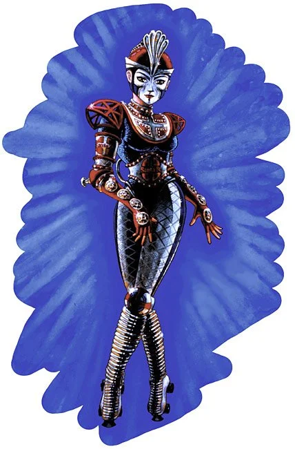 Character "Wrench" Final concept art for Andrew Lloyd Weber's Starlight Express.
