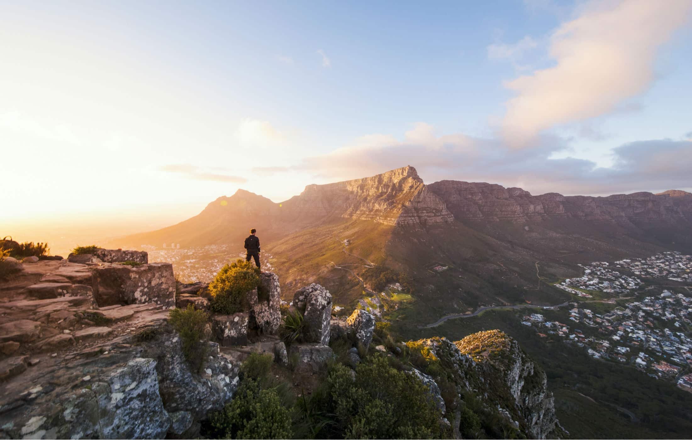 Table mountain hiking trail