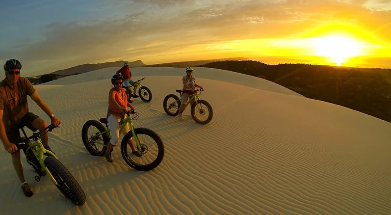 Dune biking in cape town beaches