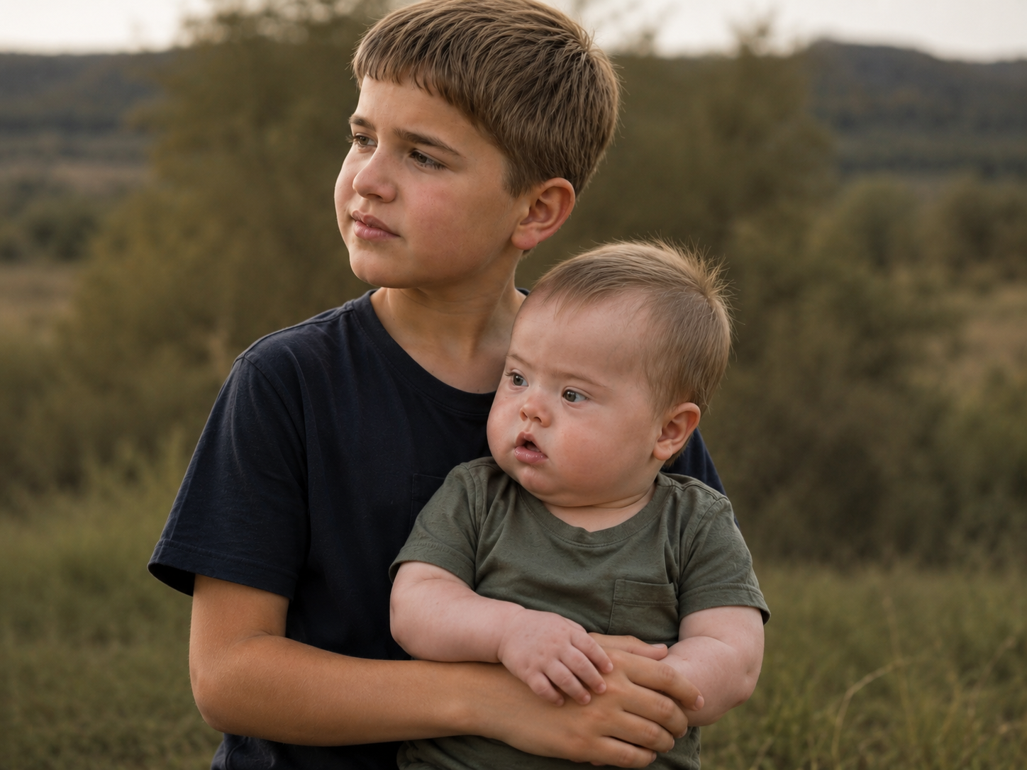 Two brothers, each with a condition - one you can see and one you cannot..