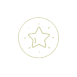 Clock with a star in the center