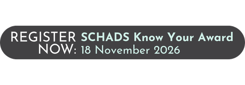 Charcoal button Register Now SCHADS Know Your Award