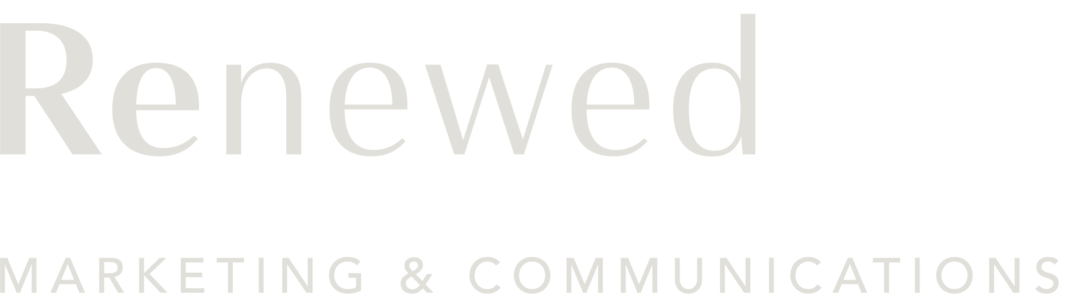 Renewed Marketing & Communications logo, Perth