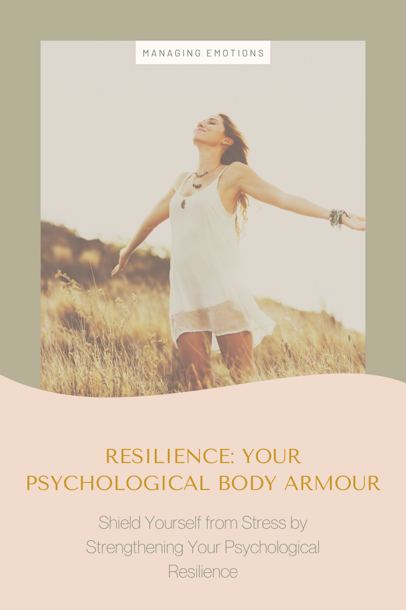 resilient woman with arms outstretched