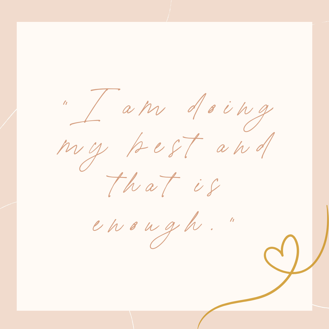 I am doing my best and that is enough quote in calligraphy