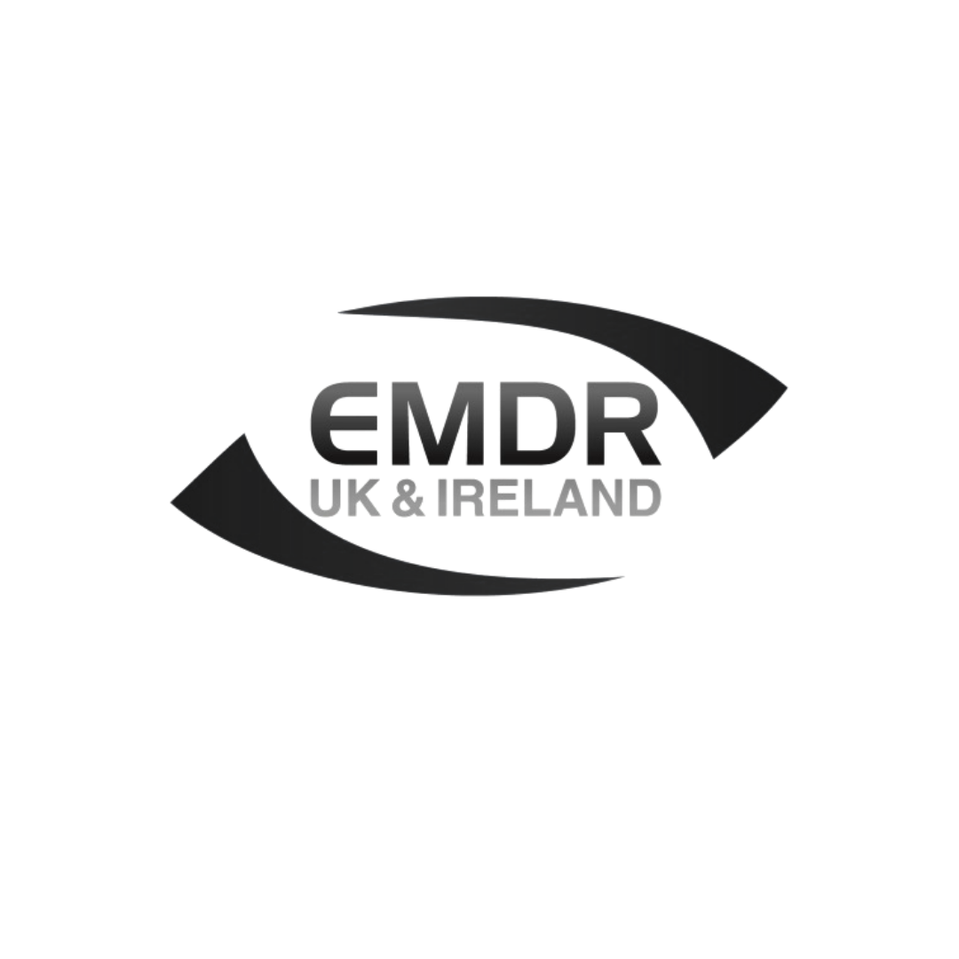 EMDR logo with arrows and text indicating UK & Ireland