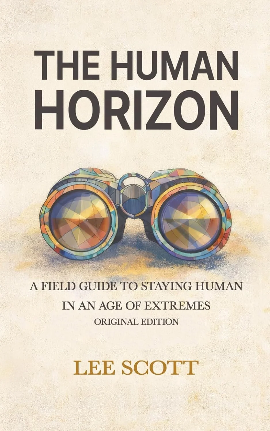 The Human Horizon Original Edition book cover by Lee Scott.