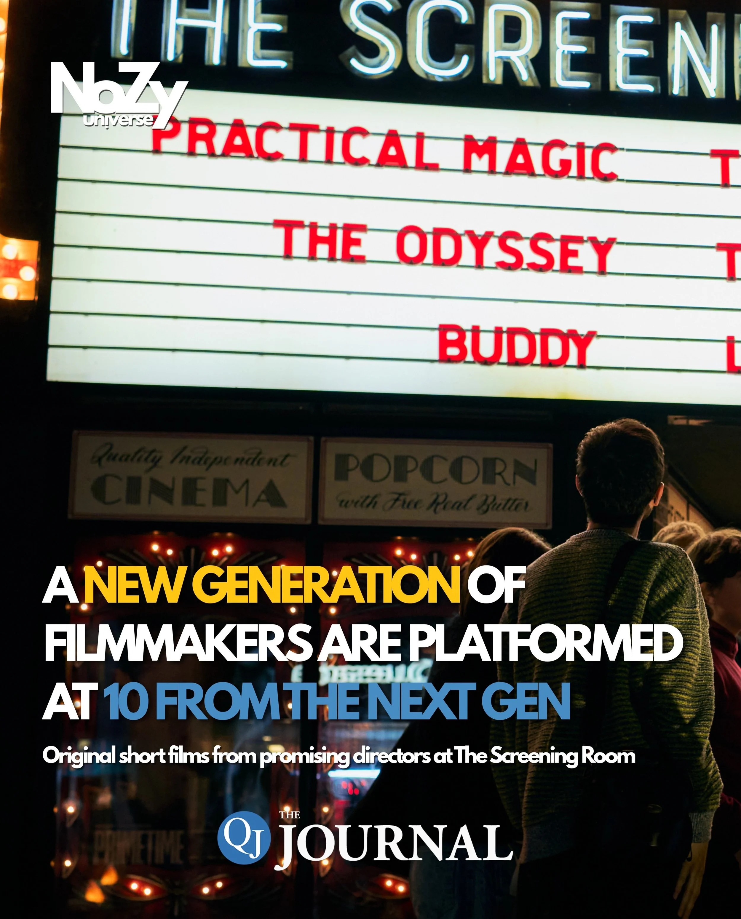 Last month, Journalist from Queen&rsquo;s Journal (@queensjournalnow) attended our event, 10 From The Next Gen at The Screening Room (@screening_room_). Who also interviewed the filmmakers about their projects and their thought on filmmaking, collabo