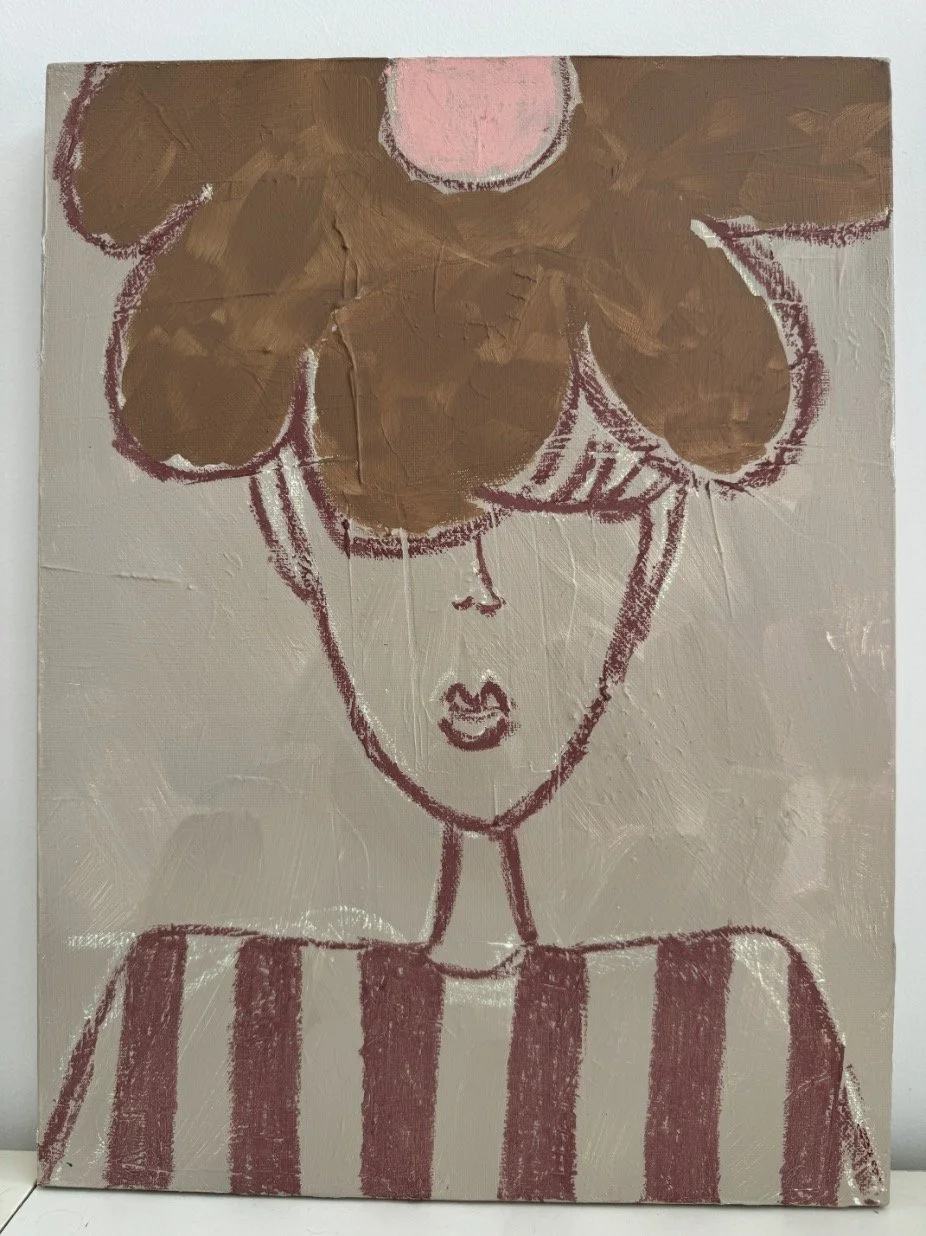 Flori - Mixed Media Canvas Art on Canvas