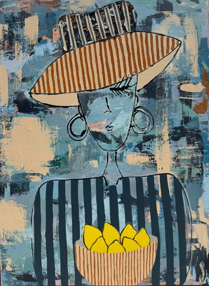 Maria Limones - Mixed Media Art on Canvas
