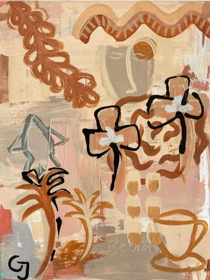 Be Brave - Mixed Media Art on Canvas