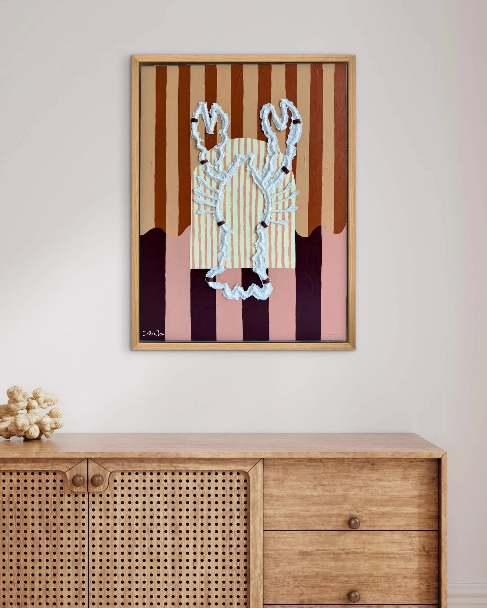 Shelter - Mixed Media Art on Canvas