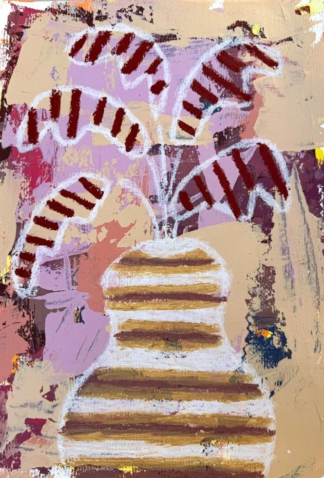 Bloom - Mixed Media Art on Canvas