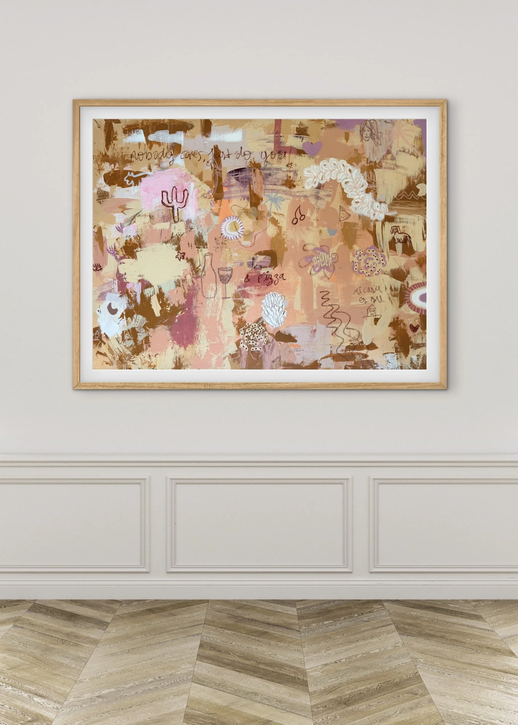Just Do You - Mixed Media Art on Canvas