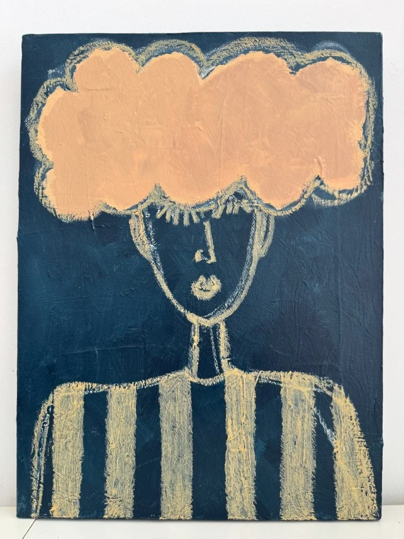 Cloud - Mixed Media Art on Canvas