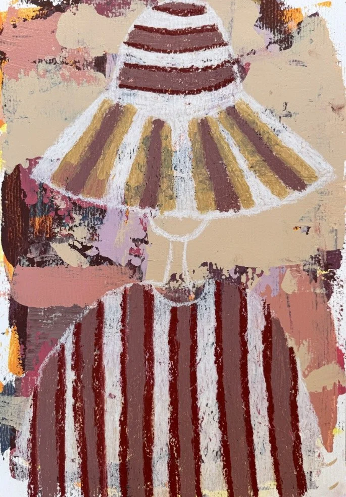 I See You - Mixed Media Art on Canvas