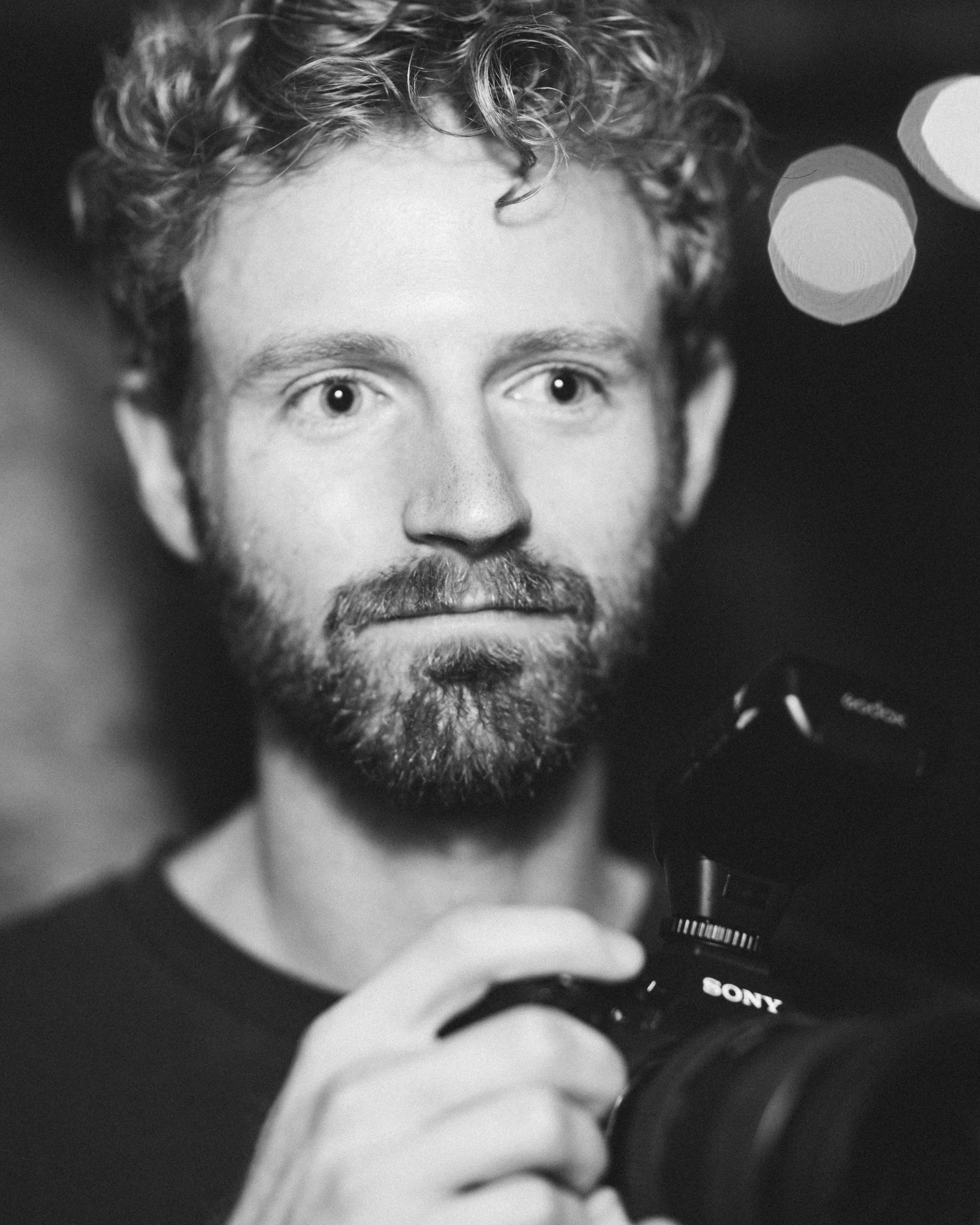 Portrait of Luke Wink-Moran, a live show photographer and headshot specialist based in Los Angeles, California.