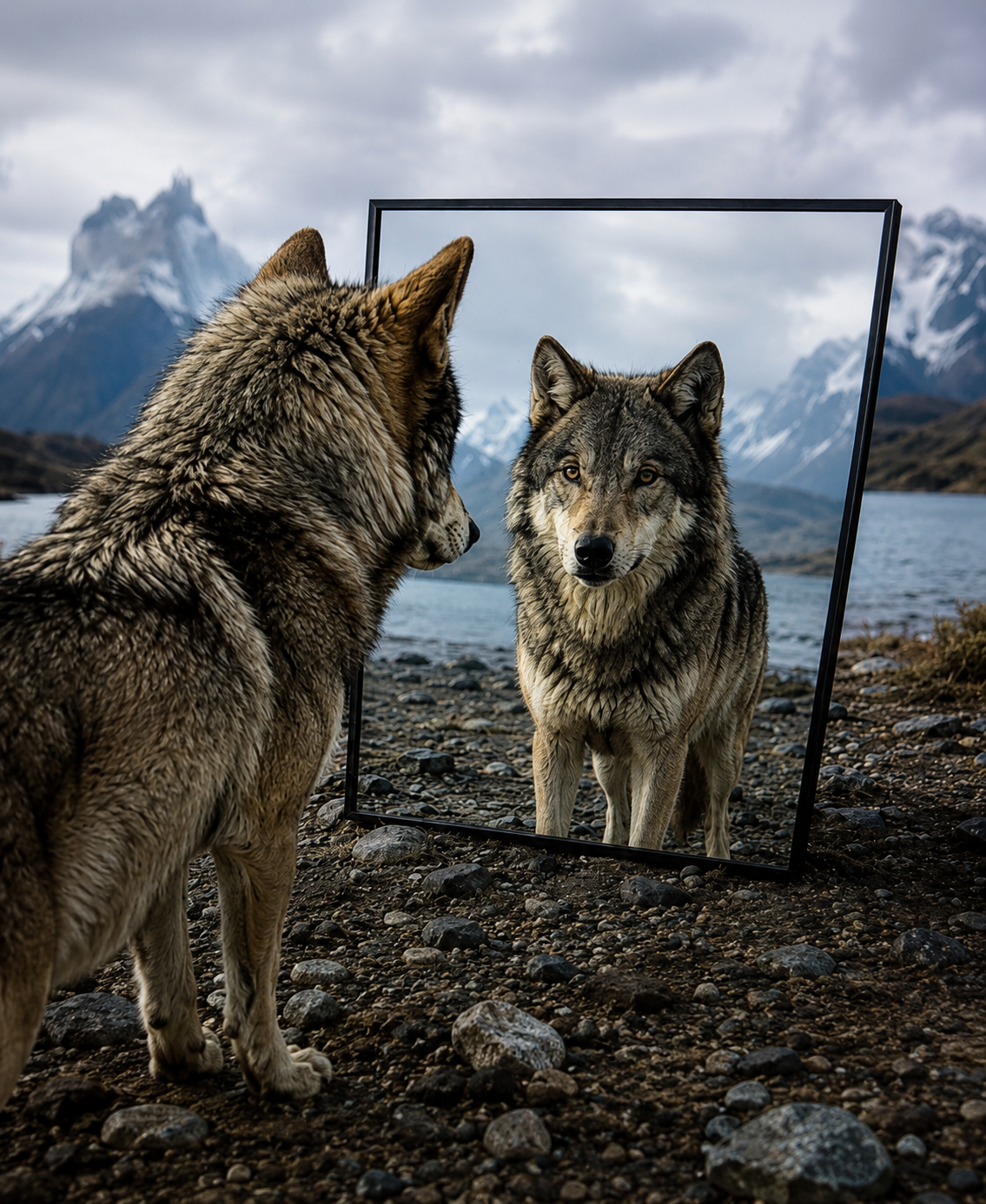 THE WOLF IN THE MIRROR