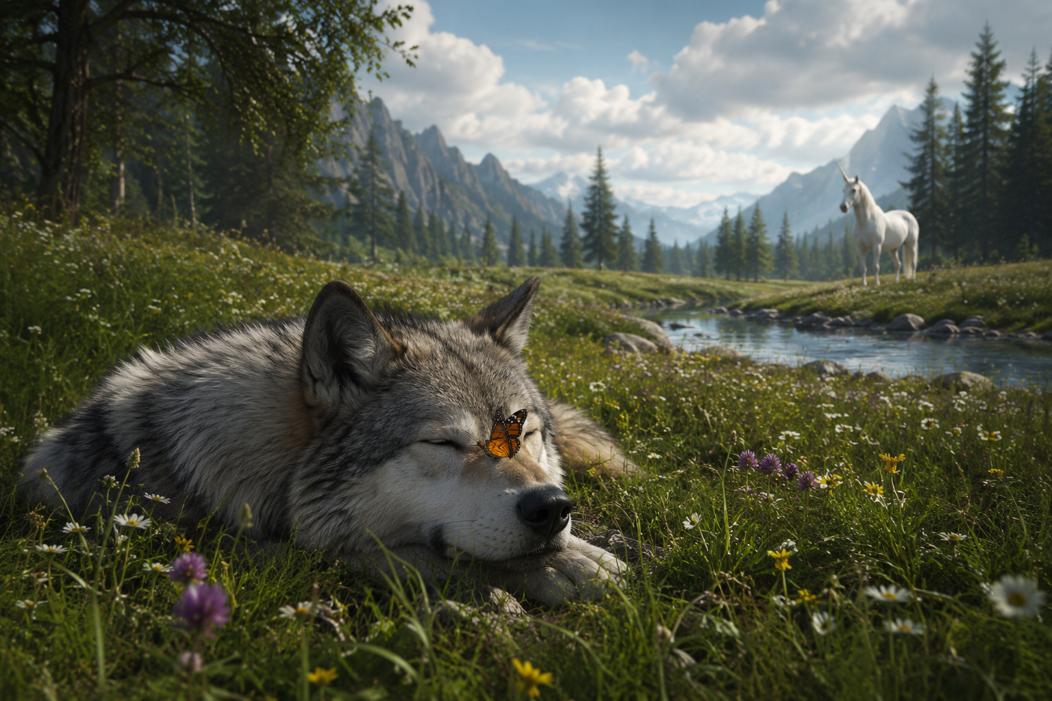 THE WOLF WHO FINALLY LEARNED TO REST