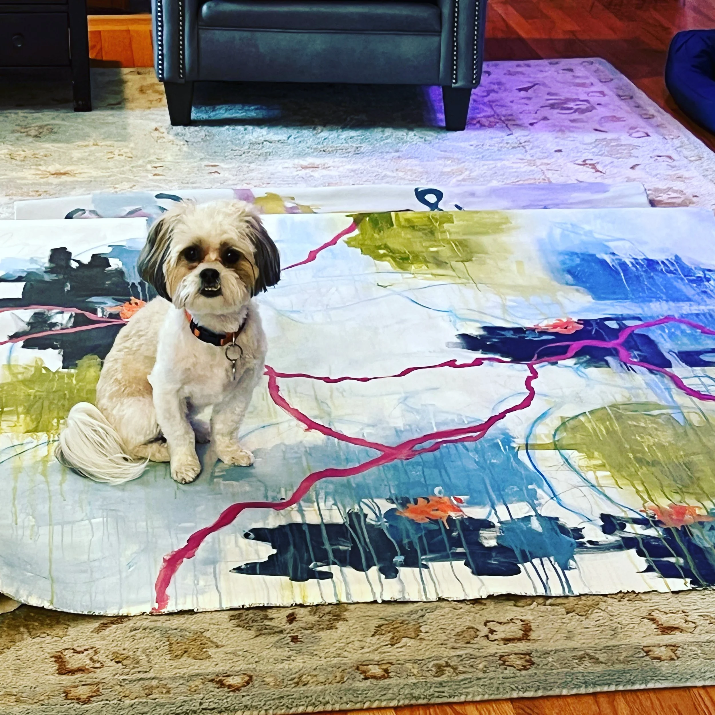 Sammy picked a good one to be his favorite! His taste in abstract art is impeccable. 

#abstractexpressionism #artistsofinstagram #HomeDesignArt #artcollector #abstractart