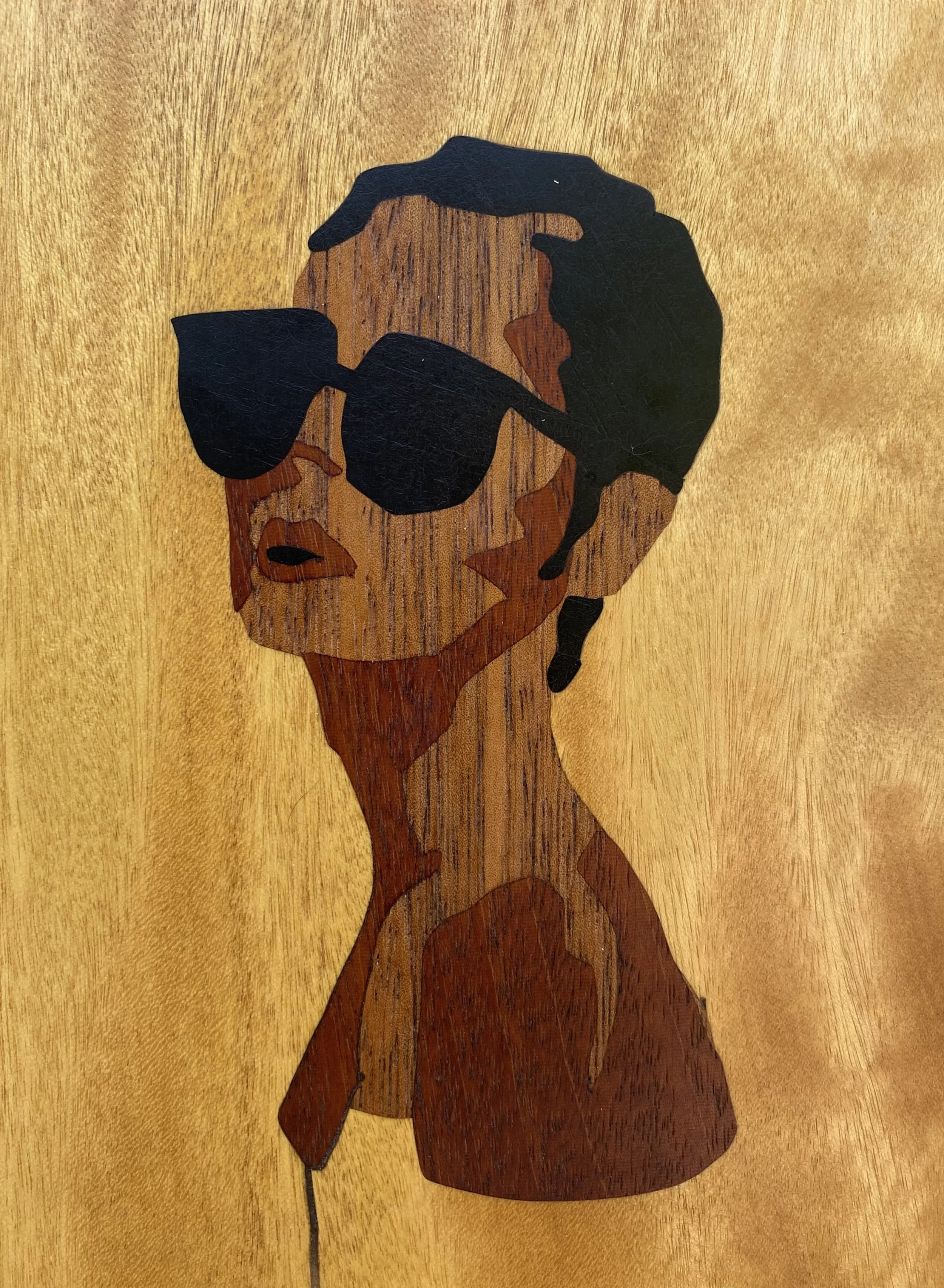 Sophisticated Lady, 2023, 6"x10", Wood
