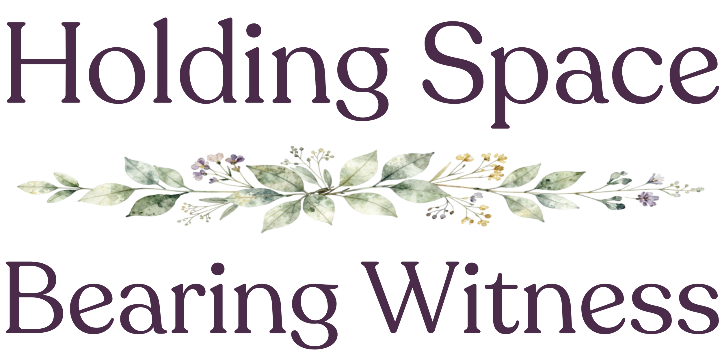 Holding Space, Bearing Witness logo