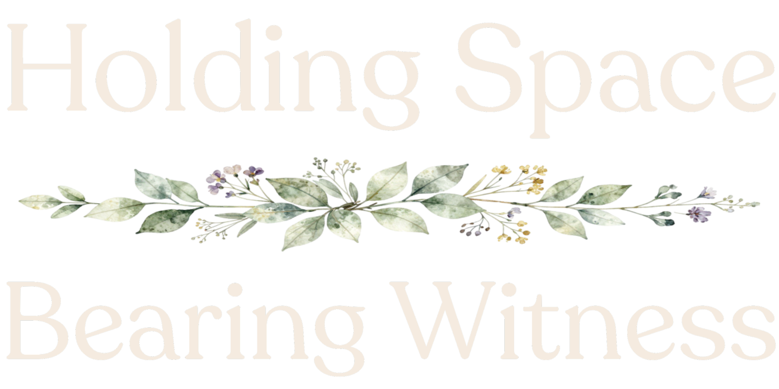 Holding Space, Bearing Witness logo