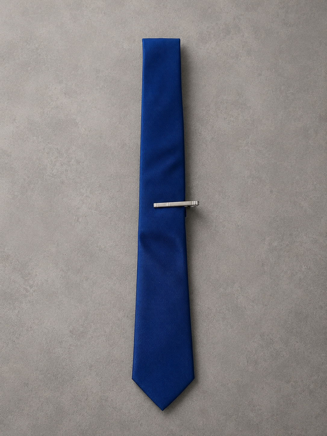 Royal Blue Tie & Clip
