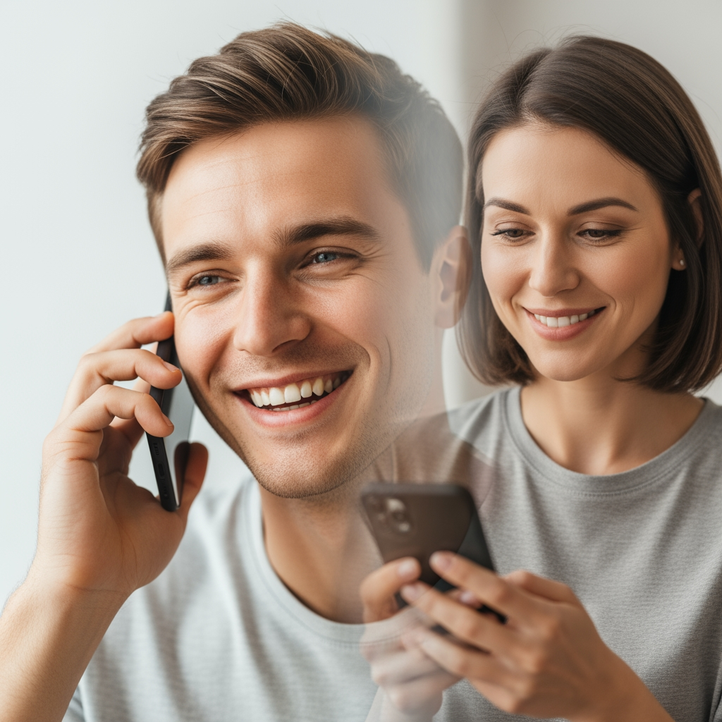 telephone consultation call for EMDR therapy