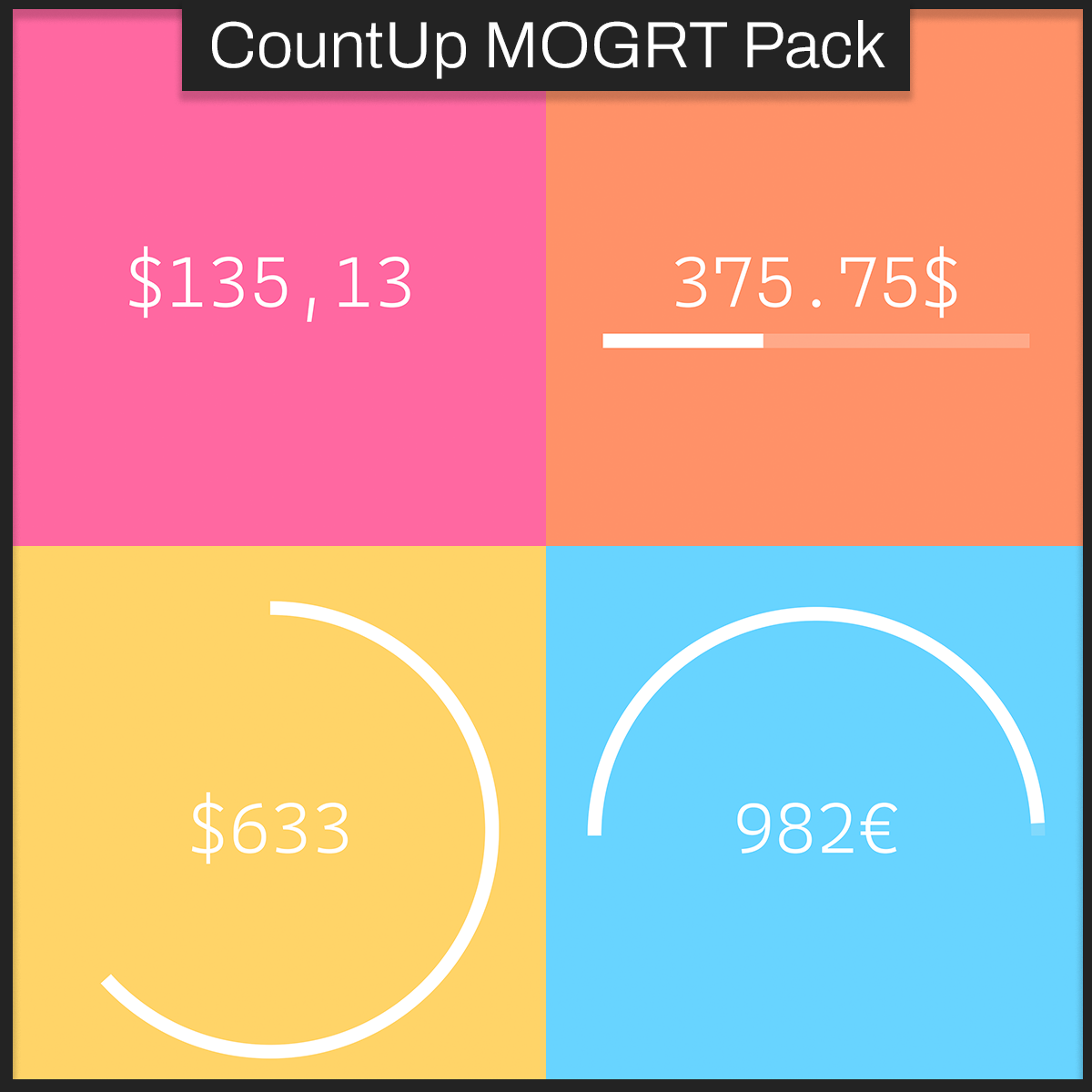 Count UP MOGRT