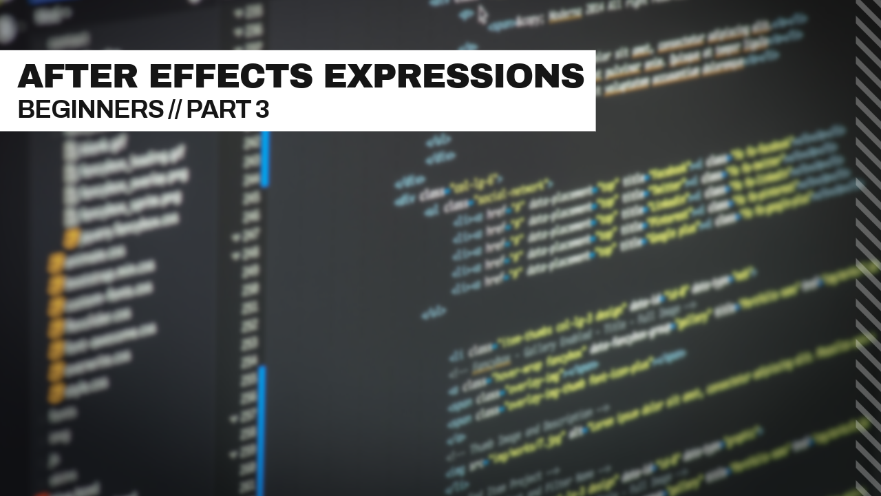 3: After Effects Expressions For Beginners: Linking Properties with the Pick Whip