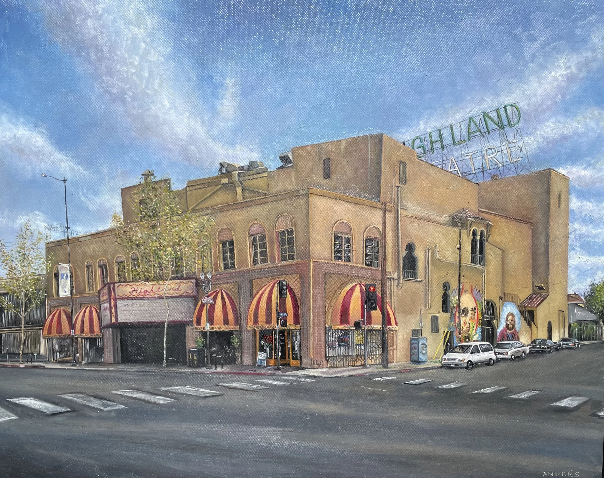 Keep the Highland Park Theatre Open! (Painting)
