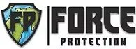 Logo of Force Protection featuring a shield with initials FP and the words 'FORCE PROTECTION'.