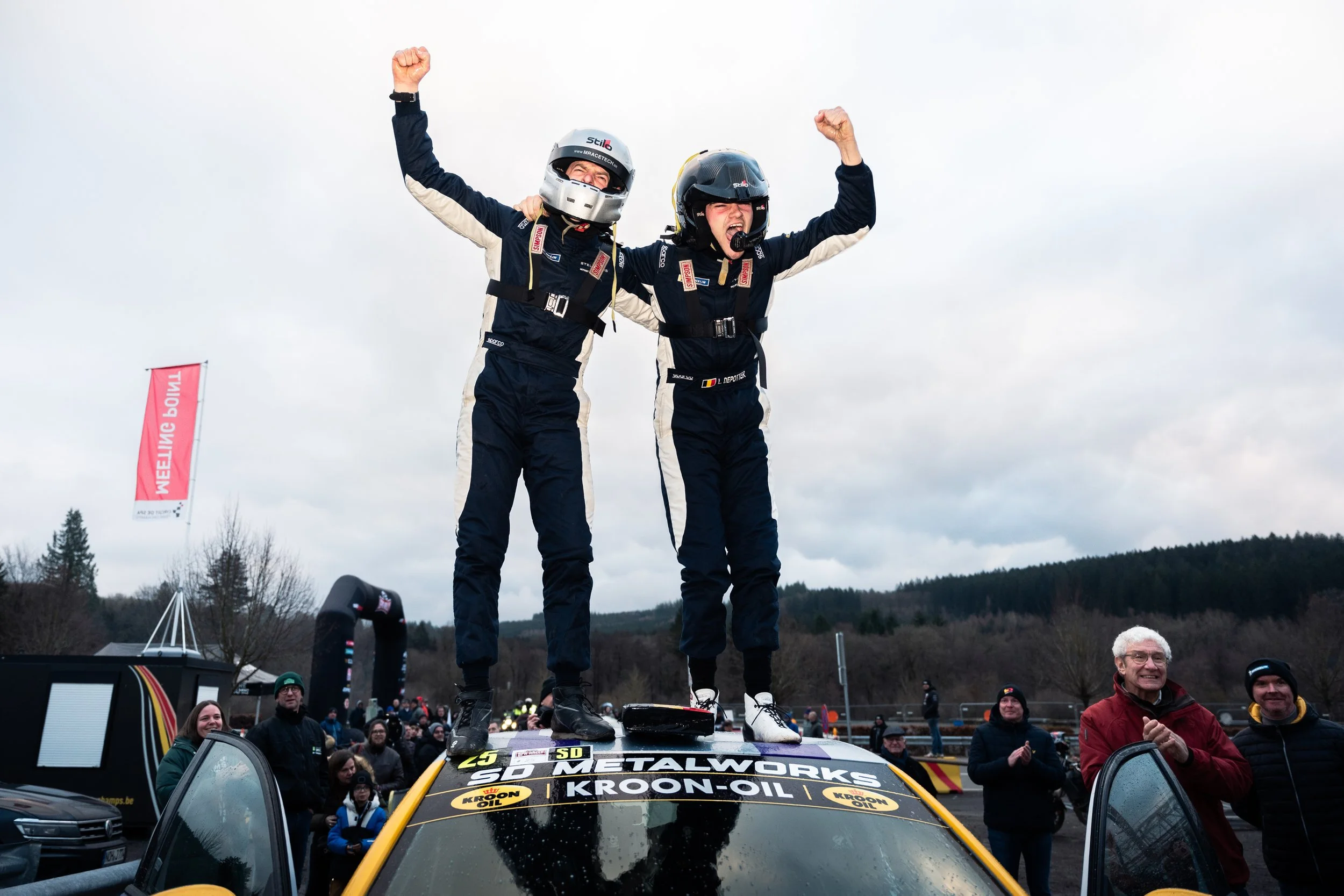 Lander Depotter, Jasper Maelfait, Opel corsa rally4, Stellantis rally cup belux, Spa rally 2025 