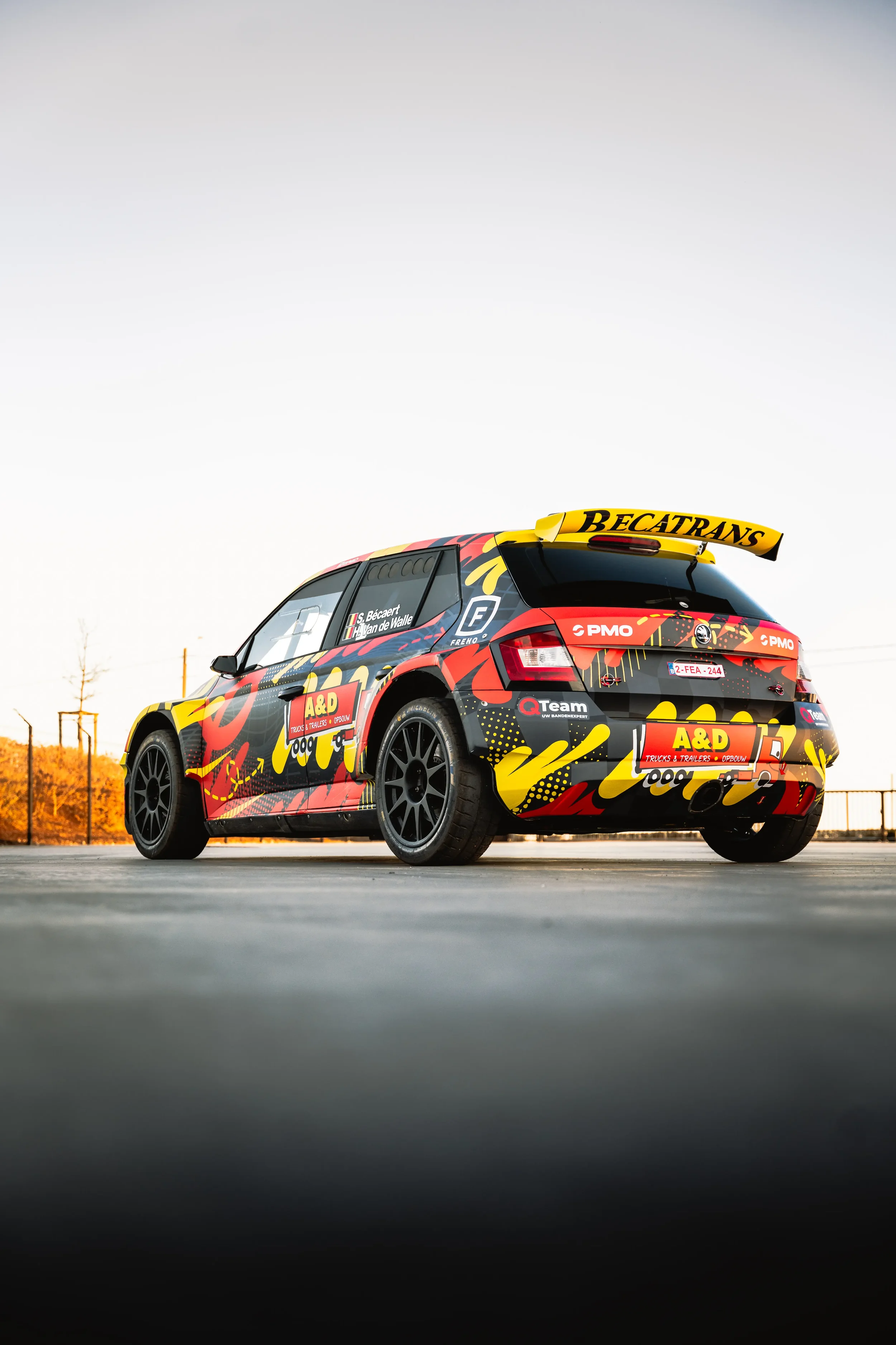 Team Branding: Steve Bécaert - Skoda Fabia R5