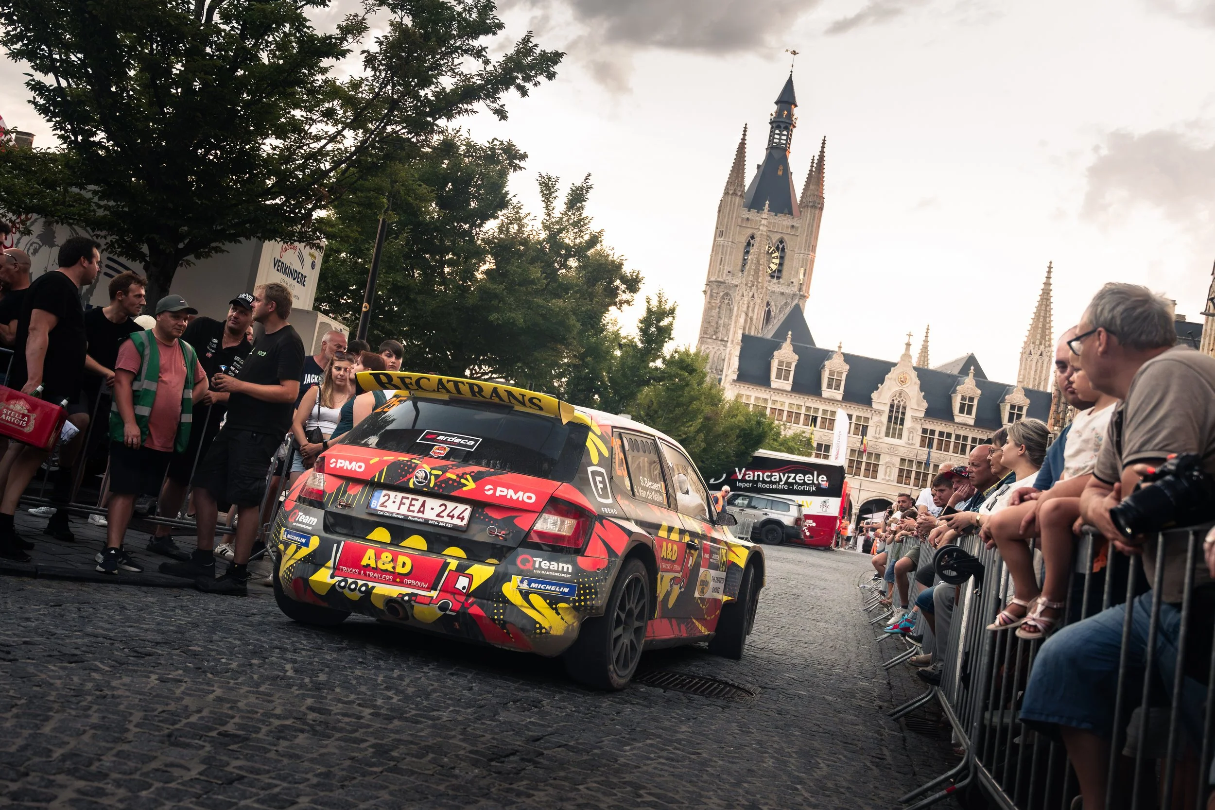 steve bécaert, Skoda Fabia r5, Ypres rally, photography, imago, rally