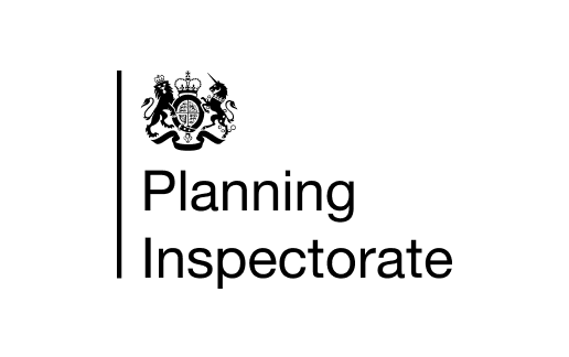 Logo for Planning Inspectorate with a crest and text