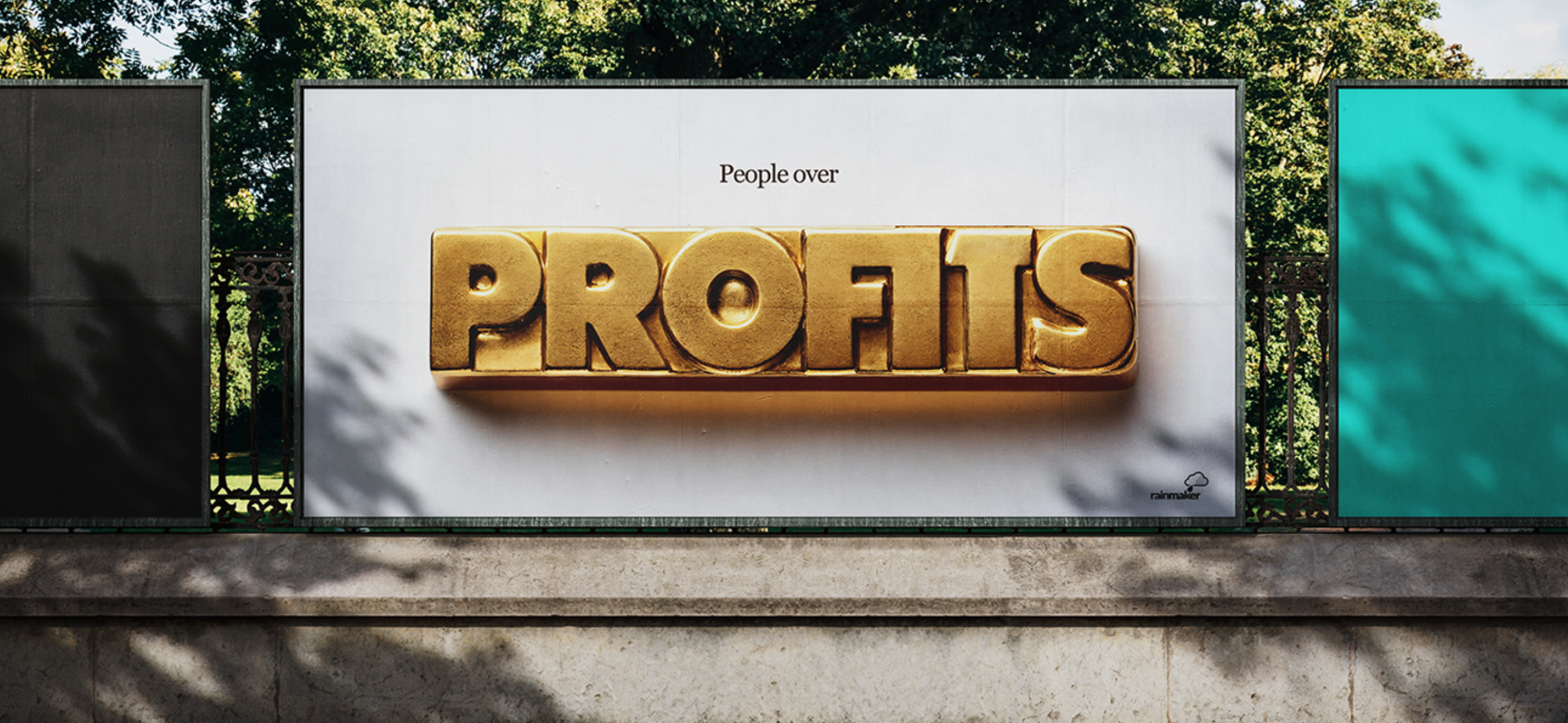 People over profits, it’s time for a wake-up call. 