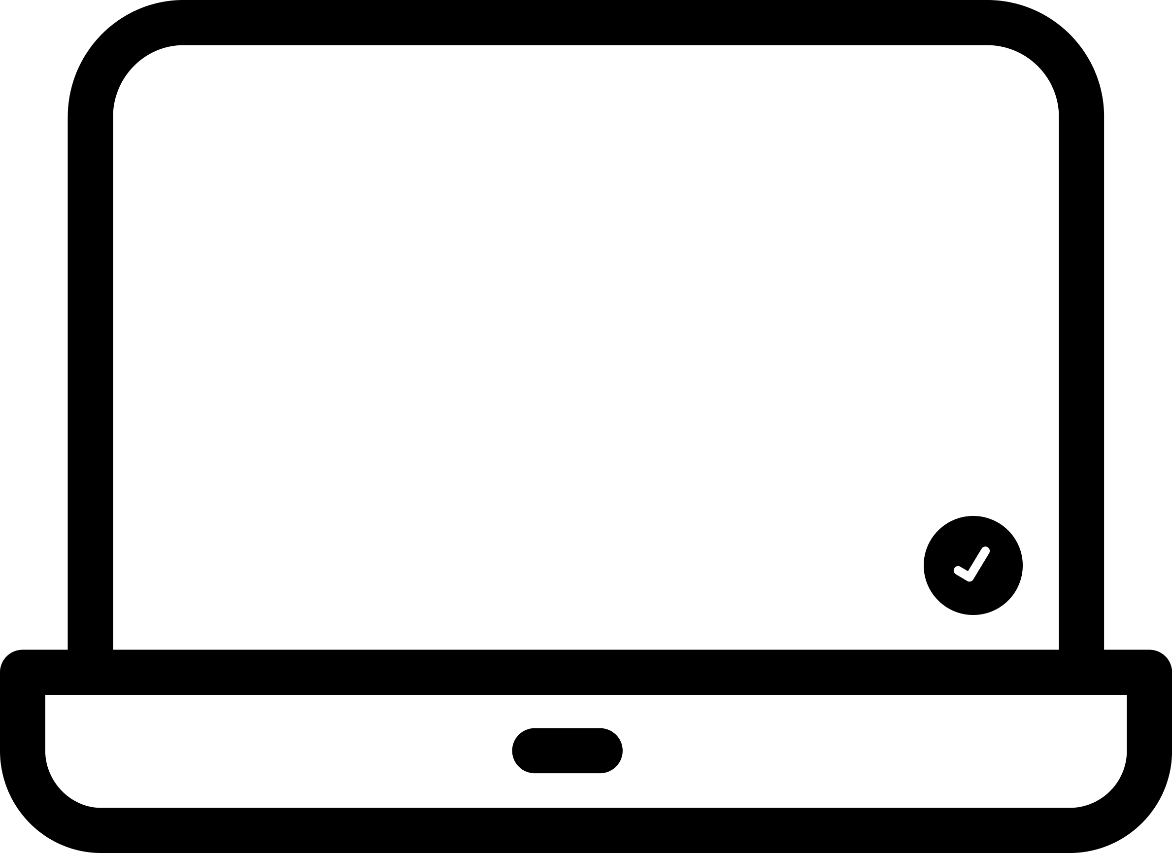 Illustration of a laptop