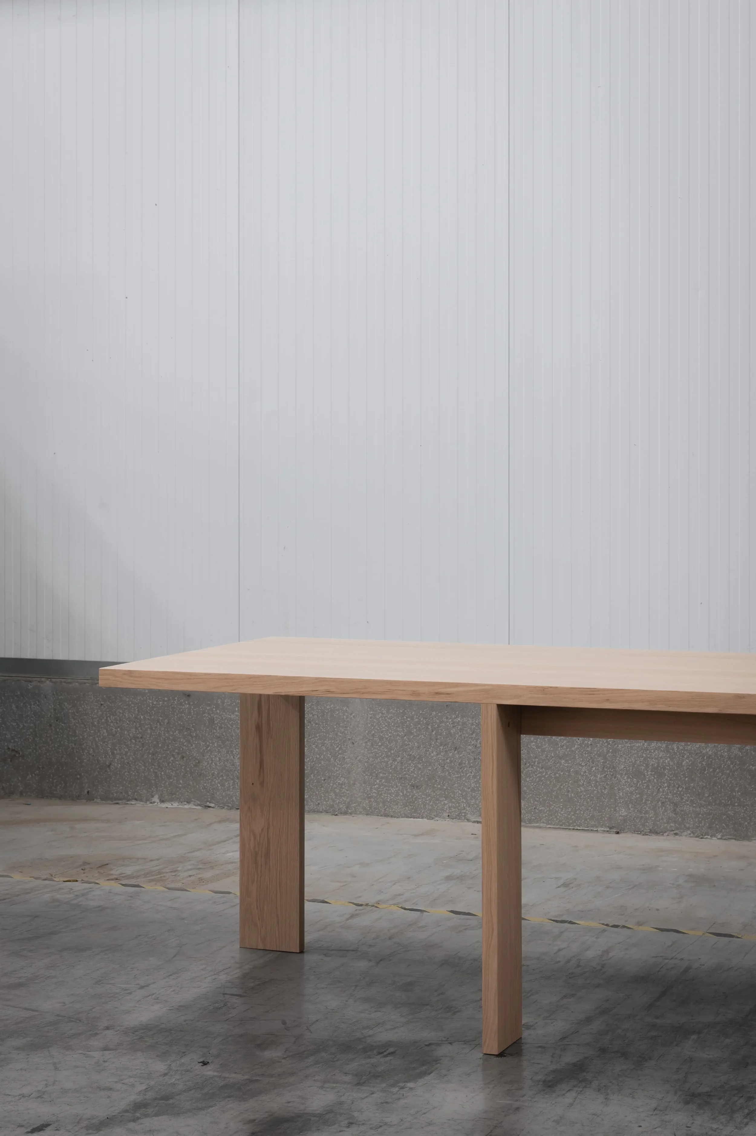 tafel van 3m in massief eik