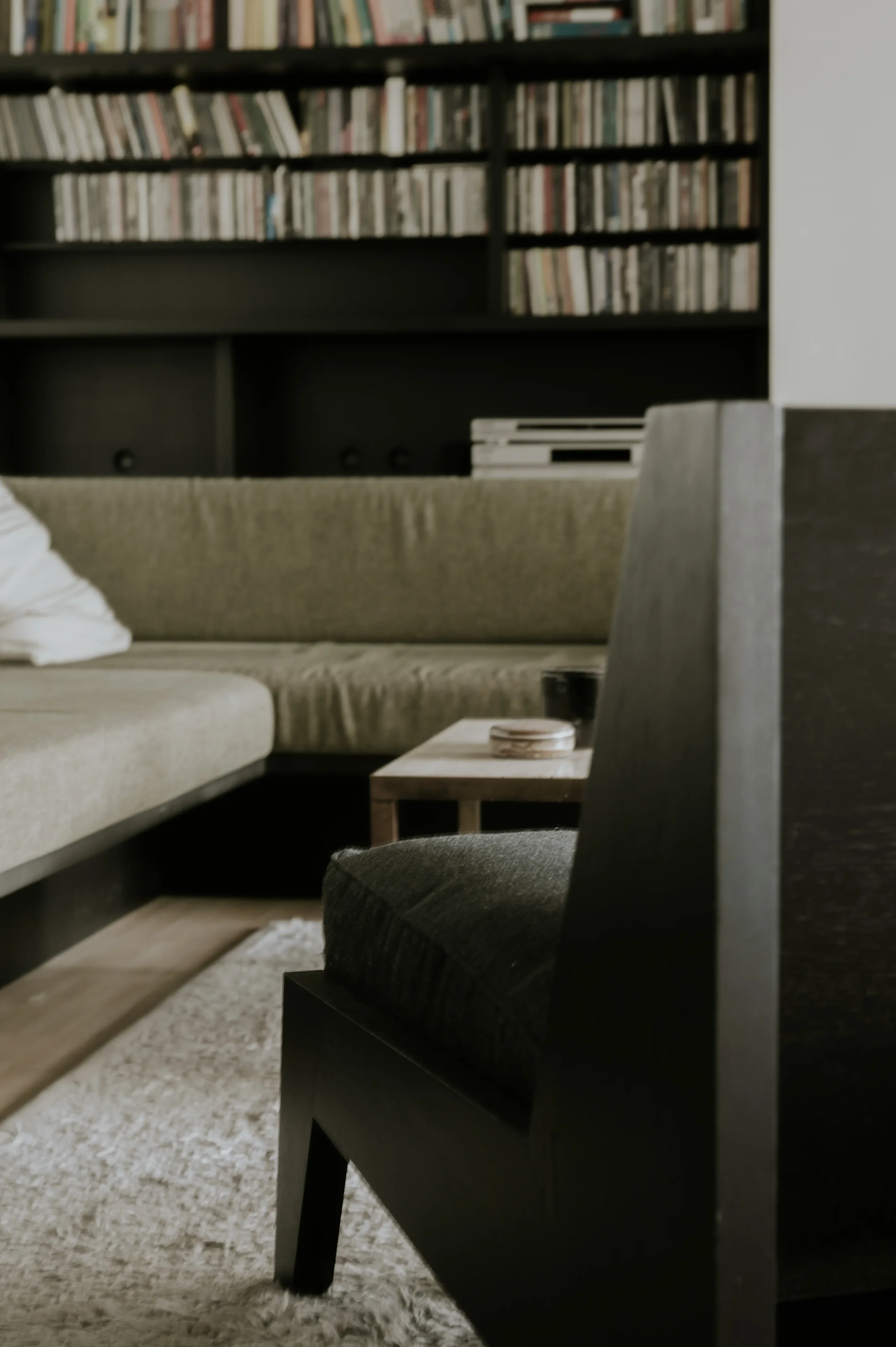 Verbouwing woning Sint-Amandsberg — zithoek — architect Bart Van Wetter