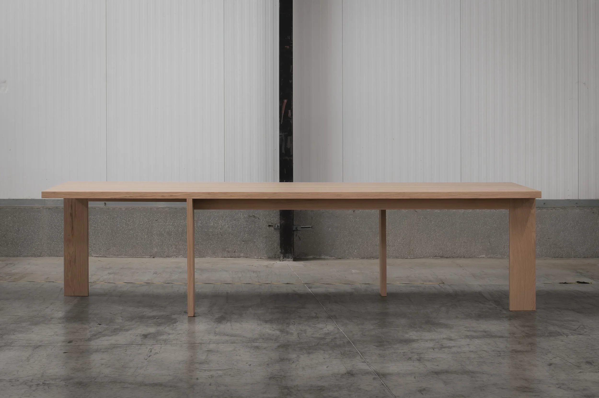 tafel van 3m in massief eik