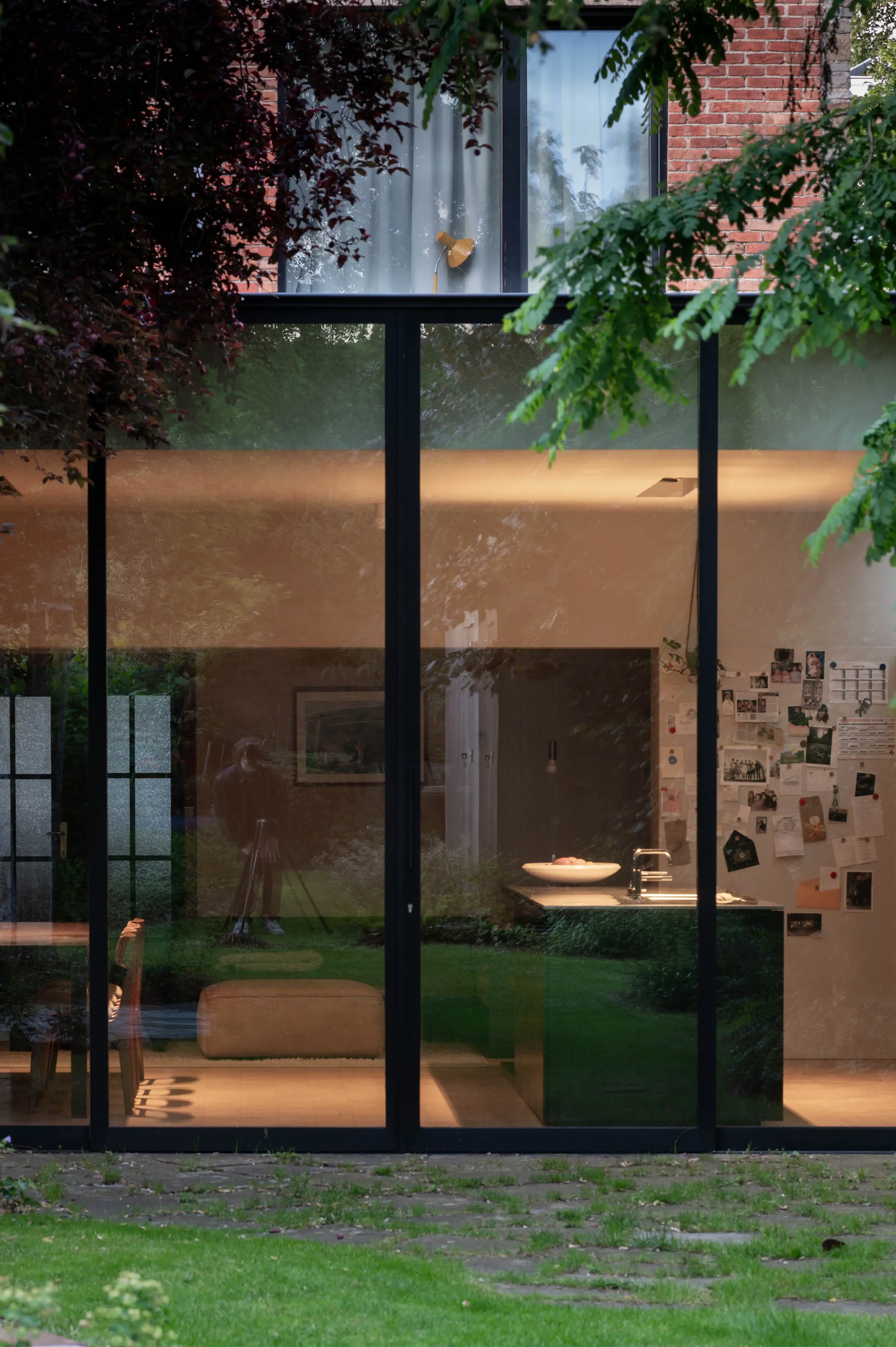 Verbouwing woning Sint-Amandsberg — golden hour — architect Bart Van Wetter