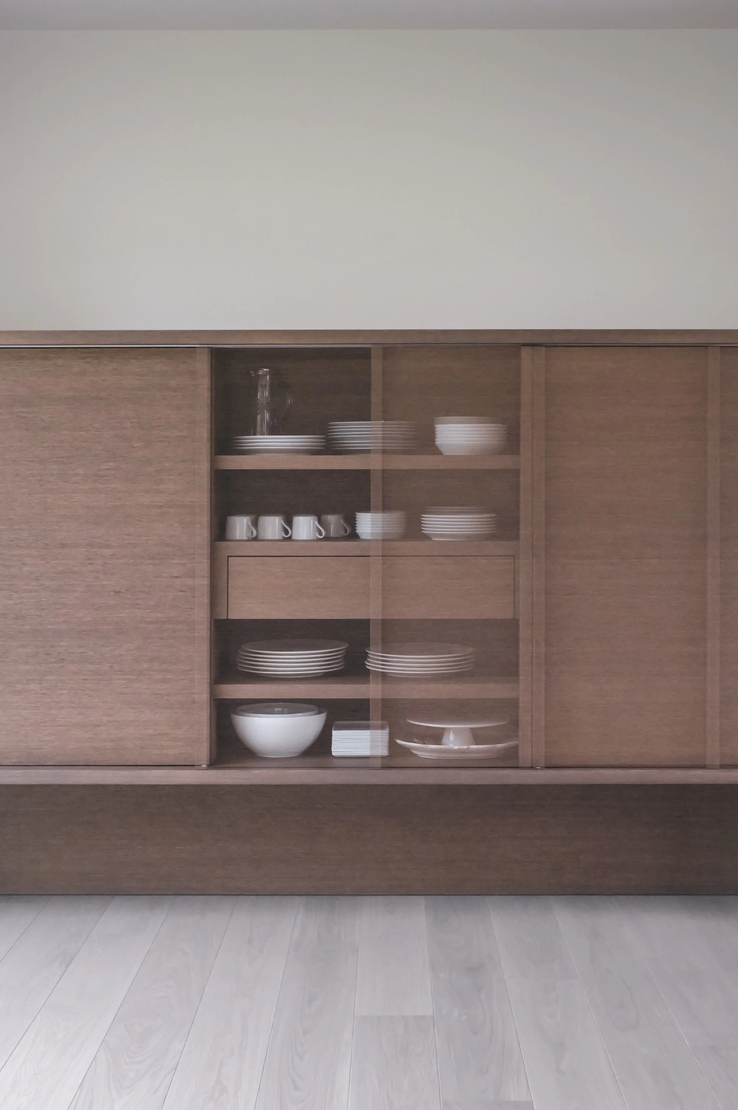Interieur woning Drongen — eektamer mulitple exposures — architect Bart Van Wetter