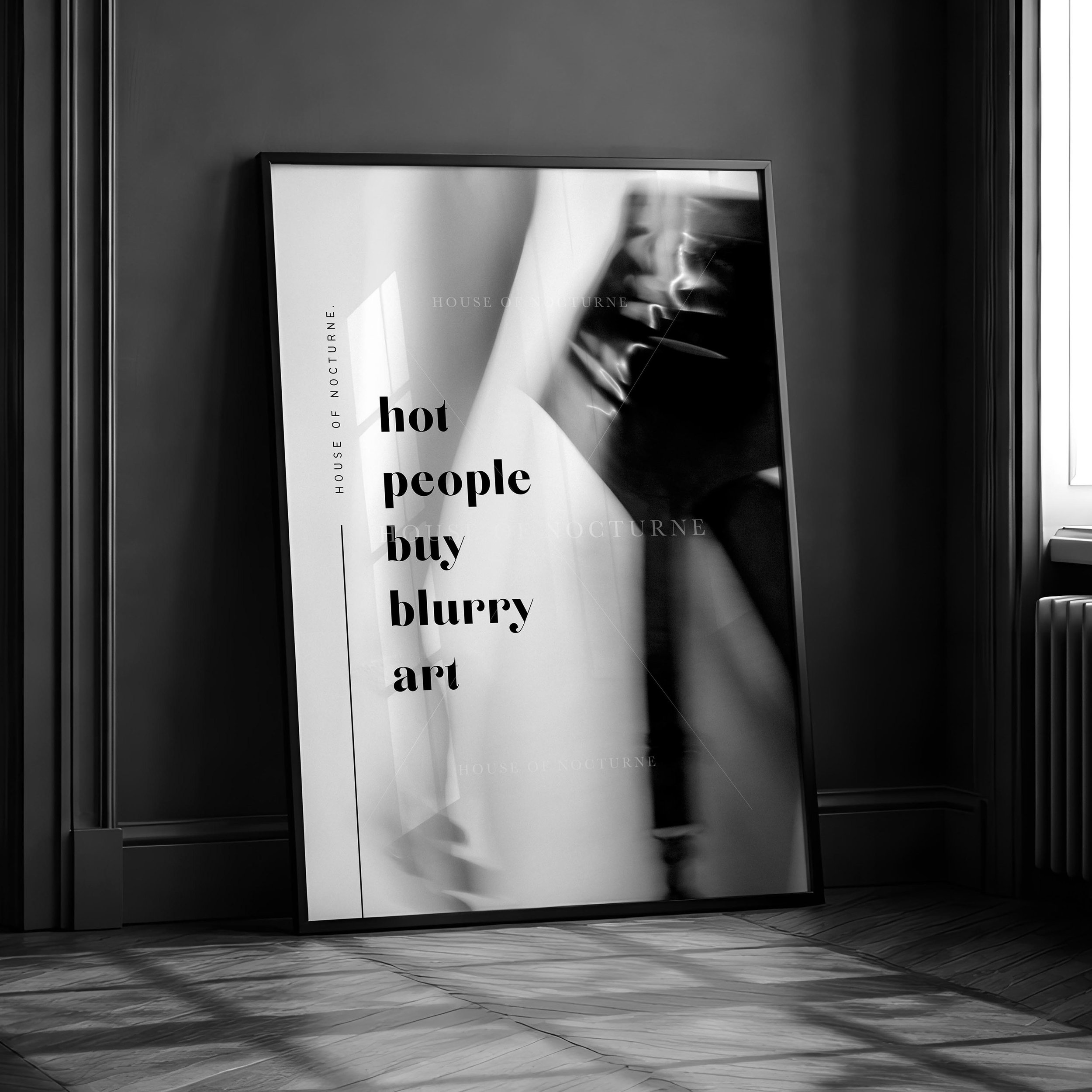 Hot People Buy Blurry Art Poster