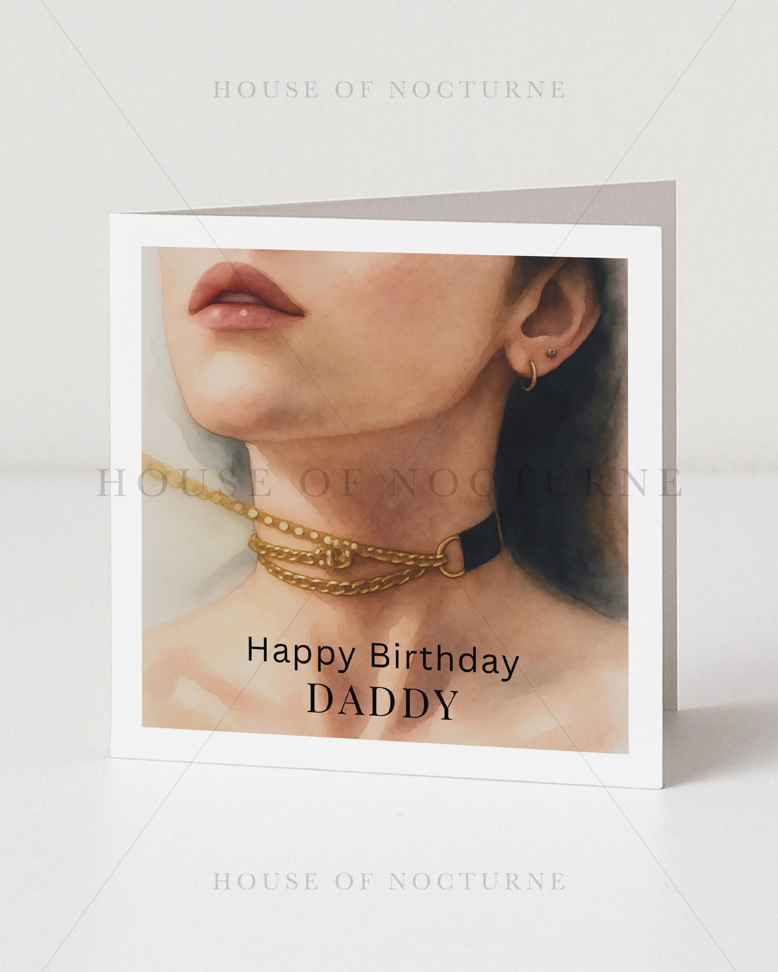 BDSM Inspired Happy Birthday Daddy Card
