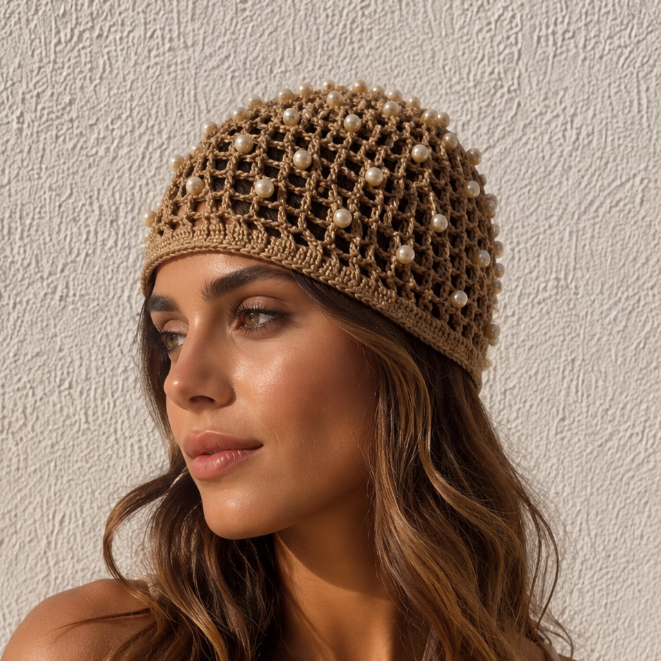 Cuffia crochet Fly