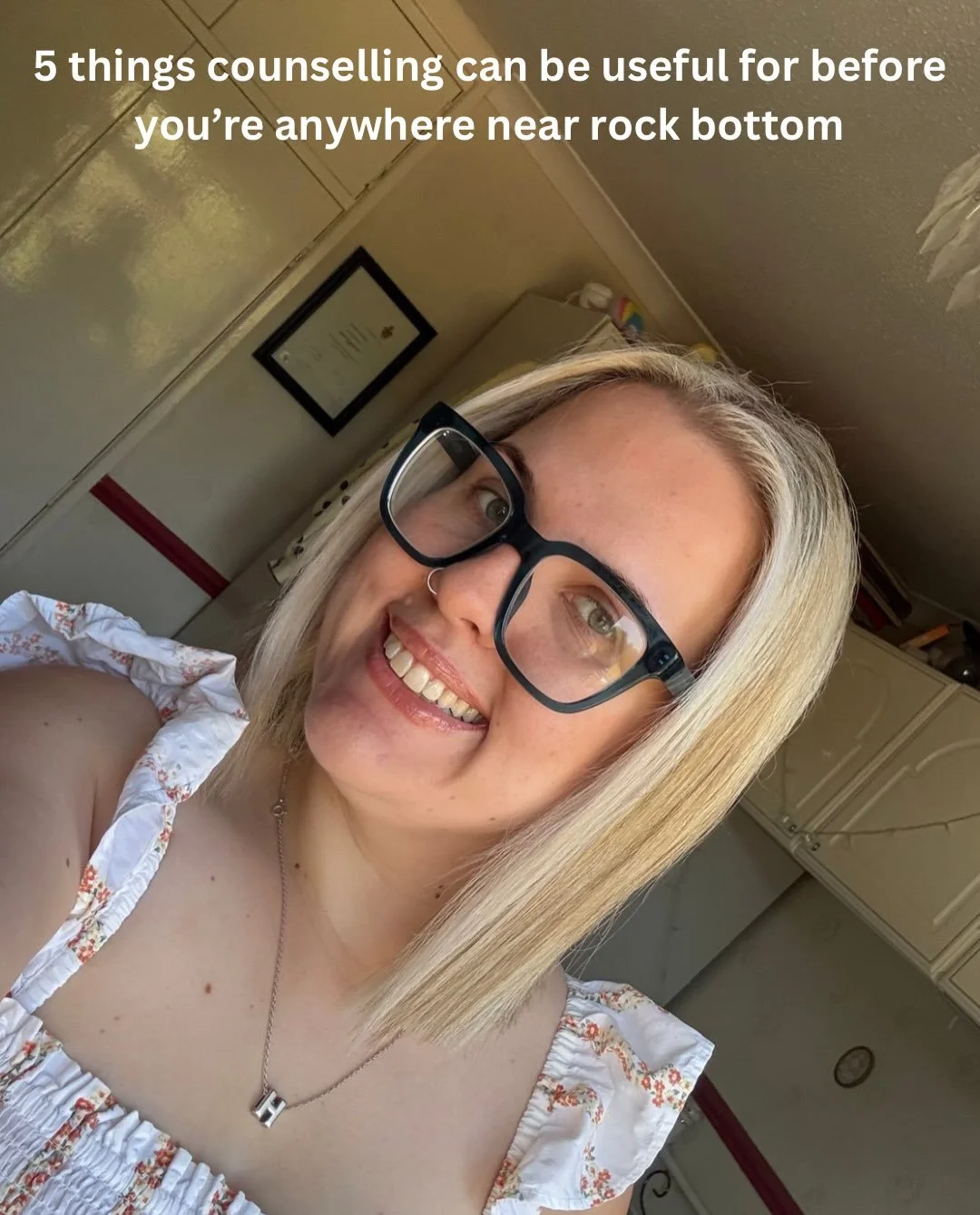 💫5 things counselling can be useful for before you&rsquo;re anywhere near rock bottom💫

The phrase &ldquo;rock bottom&rdquo; is something that I have heard quite a few times when people have come to me for counselling. This is your reminder that yo