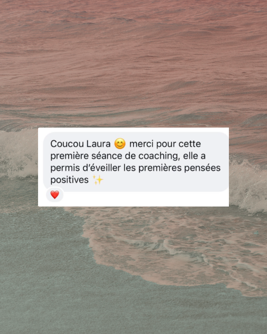 Témoignage cliente coaching 1:1, séance de coaching avec Laura